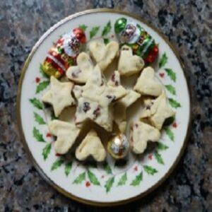 Shortbread Hearts with Cranberries Image